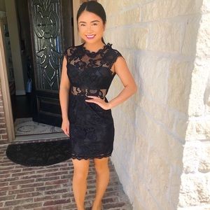 Black lace dress in size small